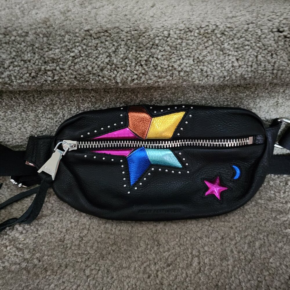 Aimee Kestenberg Leather Milan Novelty Bum Bag Stardust